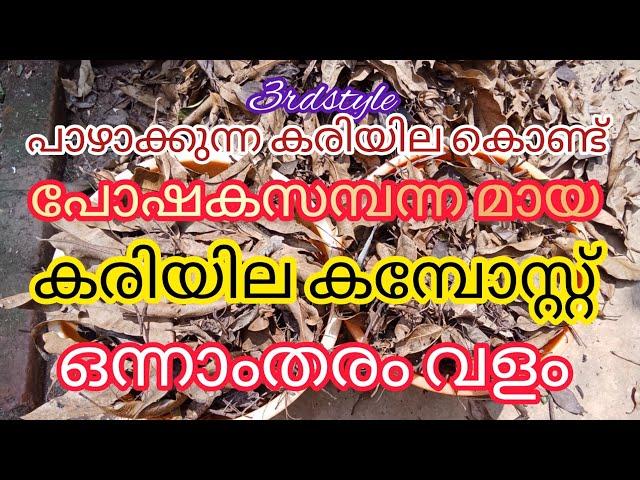 പോഷകസമ്പന്നമായ കരിയിലകമ്പോസ്റ്റ് organic compost, a1lucky life media