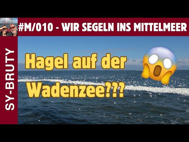 #M/010 - Hagel auf der Wadenzee? Viel los in der Schleuse zum Ijsselmeer Richtung Stavoren.