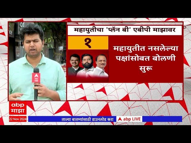 Mahayuti Plan B : बहुमतापासून महायुती दूर राहिल्यास छोट्या घटक पक्षांची महायुती मोट बांधणार