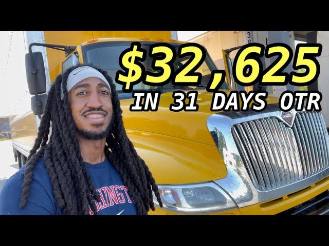 I Made $32,625 In A Box Truck OTR | Box Truck Bros