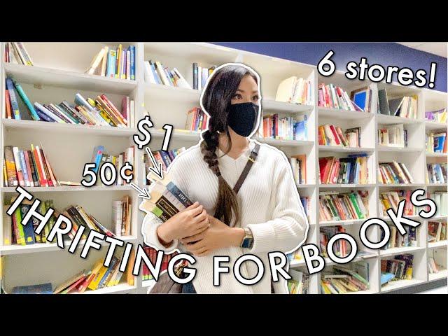 ULTIMATE BOOK THRIFTING!  shopping in 6 thrift book stores in one day!