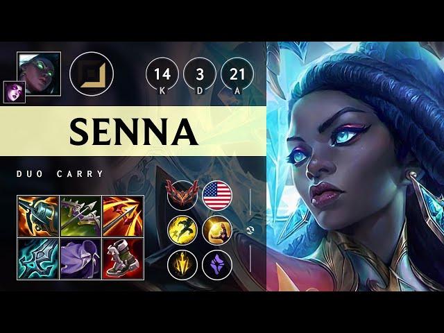 Senna ADC vs Kalista: Triple Kill, Legendary - NA Grandmaster Patch 14.24