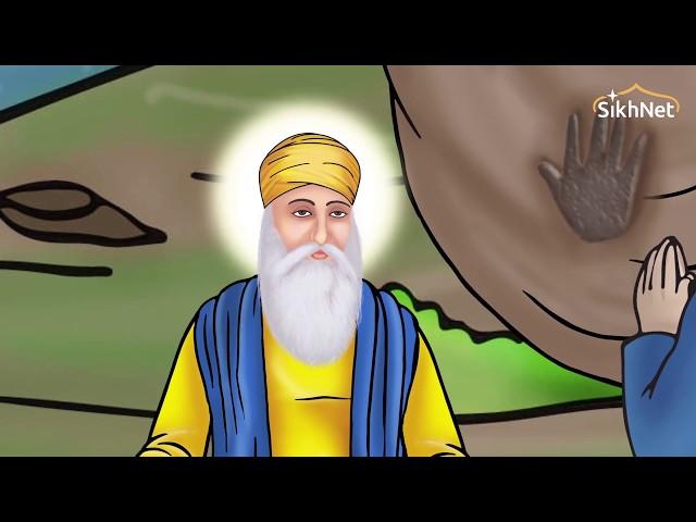 Guru Nanak and the Boulder | Story from Guru Nanak's Life