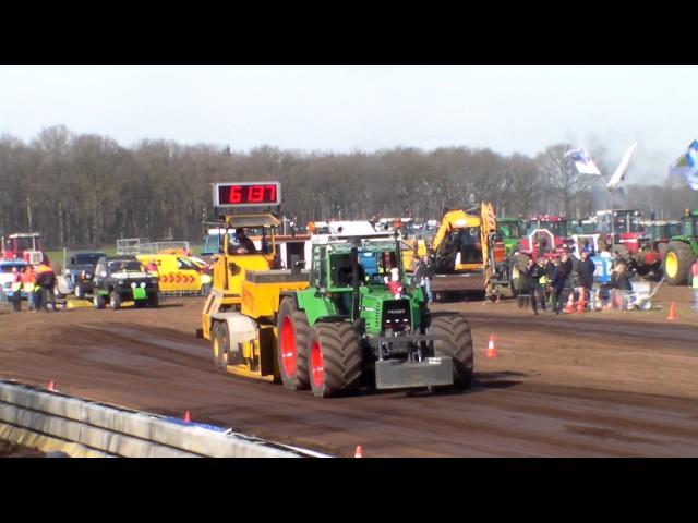 Niels Abbink, Fendt 611 Turbomatik LSA E, 9 ton Loosbroek, Trekkertrek Team Lazemalulle. Run 1