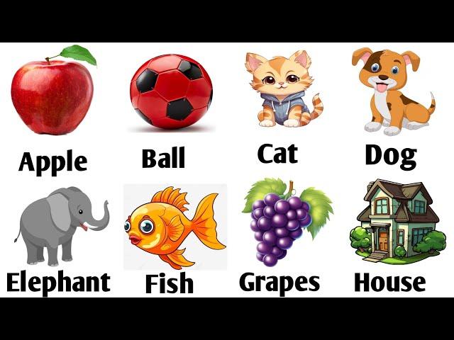 A For Apple To Z For Zebra | Kids Vocabulary For Biggners | A to Z English Vocabulary