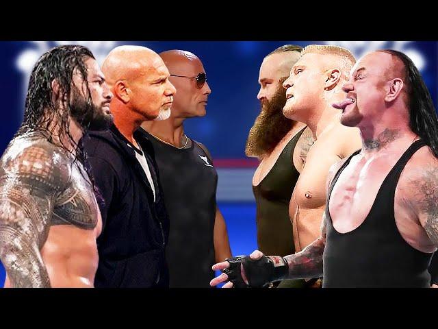 Roman Reigns The Rock Goldberg vs The Undertaker Brock Lesnar Braun Strowman -WWE 30 October 2024 #1