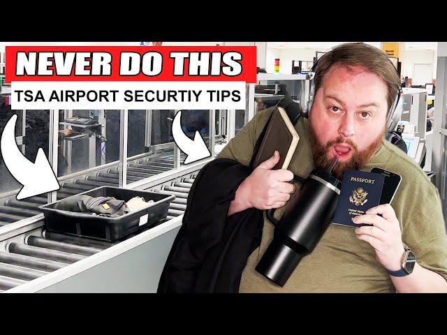 AVOID These Airport Security Mistakes (DON'T MISS THESE TRAVEL HACKS)