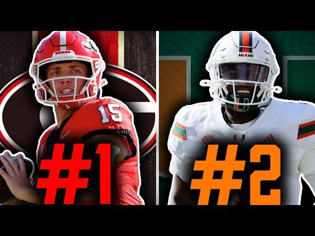 The MOST ACCURATE Top 25 in College Football