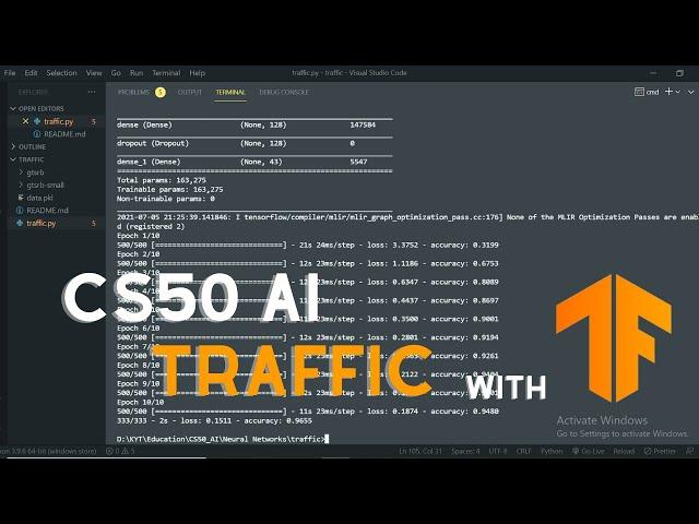 CS50 AI Neural Networks | Project 5: Traffic