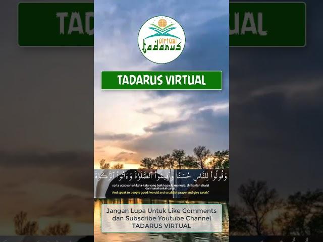 Masya Allah    Suara Merdu Ust Salim Bahanan saat membaca Albaqarah 83 #Shorts #tadarusvirtual #sali