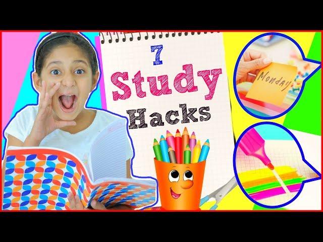 7 STUDY HACKS Every STUDENT Must Know… | #ShrutiArjunAnand #Funny #Sketch #Tricks #MyMissAnand