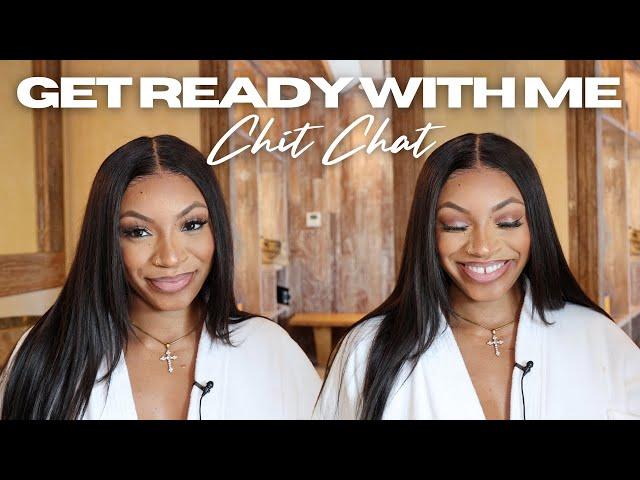 CHIT CHAT GRWM| LETS BE VULNERABLE+SOLO TRAVELING LEARNING LESSONS|Glamazontay