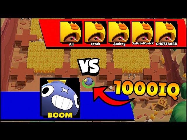 1000 IQ BOOM vs -10 IQ | Brawl Stars Funny Moments & Glitches & Fails #25