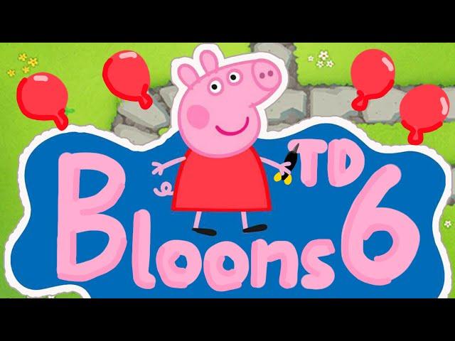 Peppa Pig Plays BloonsTD6!