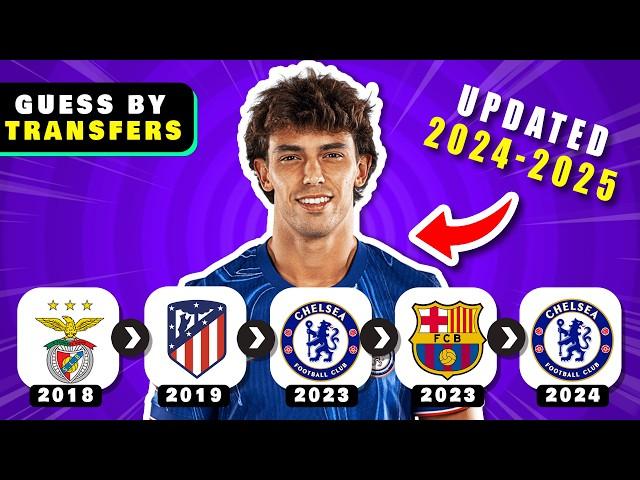 GUESS THE PLAYER BY THEIR TRANSFERS | QUIZ FOOTBALL TRIVIA 2024 - 2025 | KAF QUIZ