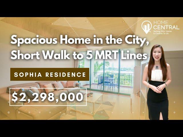 Sophia Residence: Condo Home Tour | Spacious & Short Walk to 5 MRT Lines