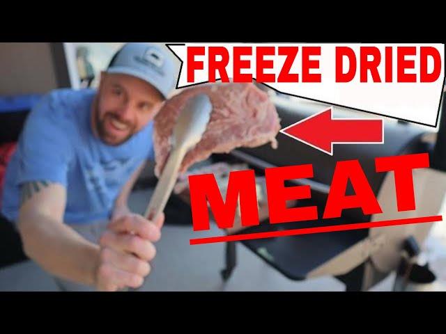 FREEZE DRIED MEATSteak, Pork Chops, Chicken, Shrimp, Bacon, Hamburger, Turkey, Hot Dogs