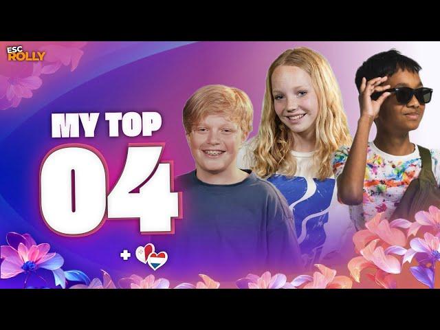 Junior Eurovision 2024 | My Top 4 - NEW: 