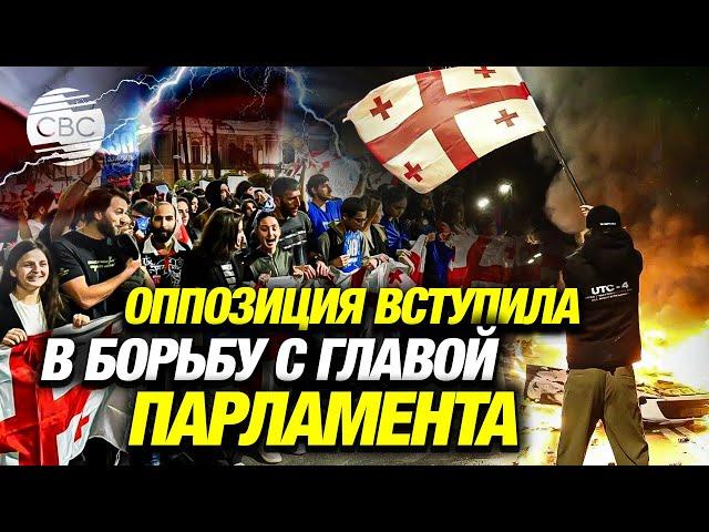 Началось! Оппозиция Грузии пригрозила свергнуть власти, в Тбилиси бушуют протесты