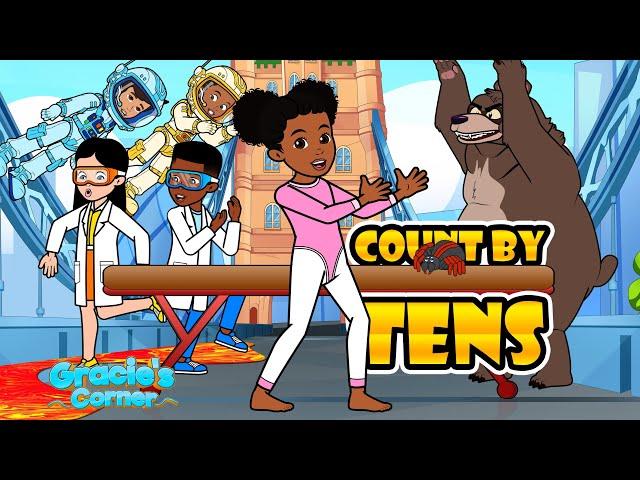 Count by Tens + More Fun and Educational Kids Songs | Gracie’s Corner Compilation