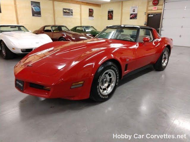 1980 Real Red L82 Corvette T Top