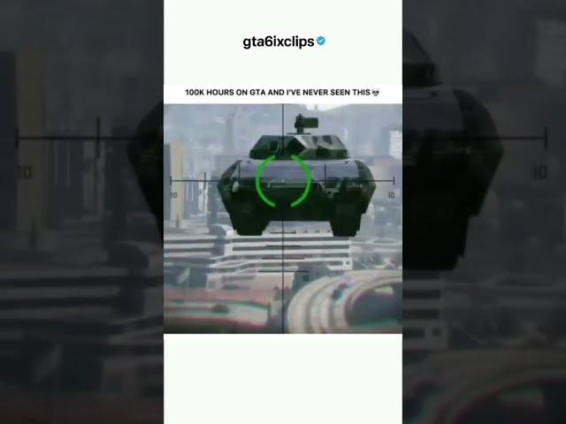 100k hours on GTA and I've never seen this 