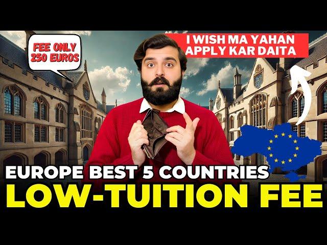 Europe Best 5 Countries With Low Tuition Fee | Study in Europe | 2025