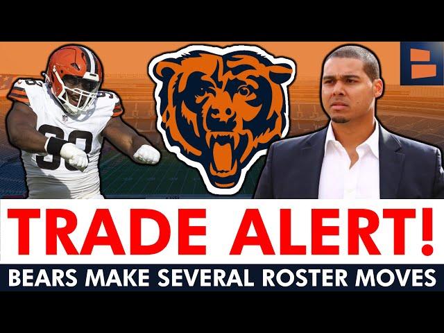 Chicago Bears Trade For A Defensive Tackle + Make Several Roster Moves | Bears News Today