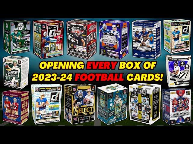 *MIND BLOWING PULLS!! OPENING EVERY BOX OF FOOTBALL CARDS FROM THE 2023 DRAFT CLASS!