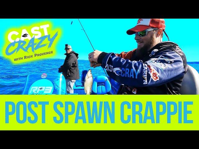 Fishing for Post Spawn Deep Crappie at Mosquito Lake!