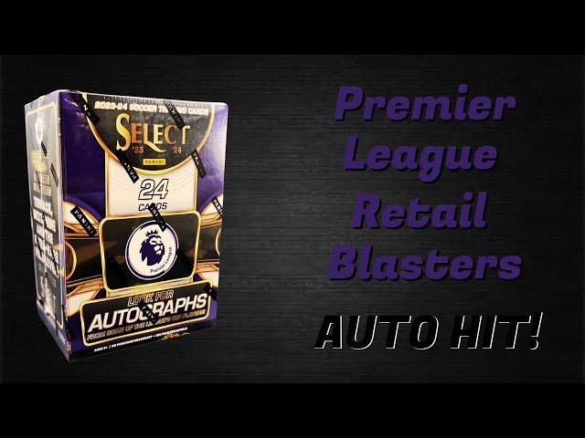 2023-24 Panini Select Premier League Soccer Blasters | Blue Pulsar Auto Hit!