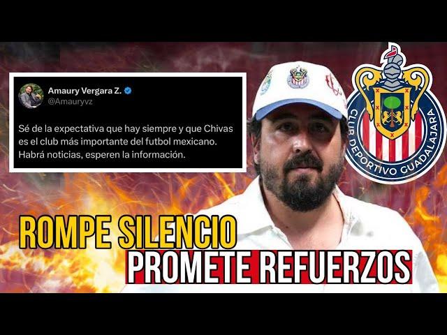 AMAURY SE CALIENTA: Promete REFUERZOS para Chivas / Rumores Chivas