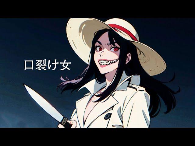 Japanese Urban Legend Kuchisake-Onna Horror Story as an Anime | Halloween Special