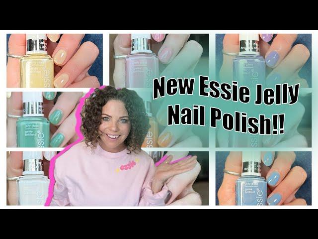 New Essie Jelly Gloss Polishes! | Review with comparisons!