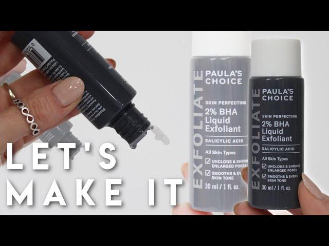 DIY Paulas Choice 2% BHA Liquid Exfoliant - Free 2% Salicylic Acid Recipe