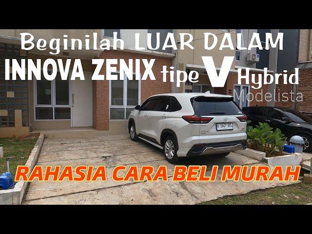 TOYOTA INNOVA ZENIX V HYBRID WARNA PUTIH HARGA DI JUAL MURAH CUMA 500 jt Kredit DP 70 jt