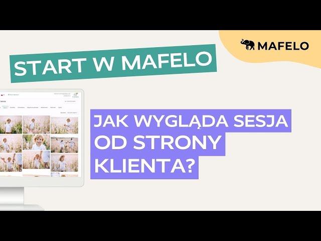 Start w Mafelo - Jak wygląda sesja od strony klienta?