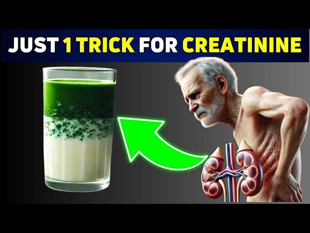 Just 1 Simple DRINK to Lower Creatinine Levels FAST! KIDNEY Health