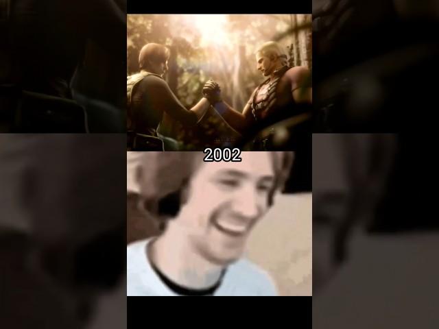 XQC meme - Major Krauser's Transformation #shorts  #residentevil4