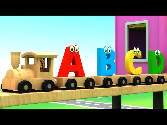 Learn Alphabet Train Song - 3D Animation Alphabet ABC Train song for children