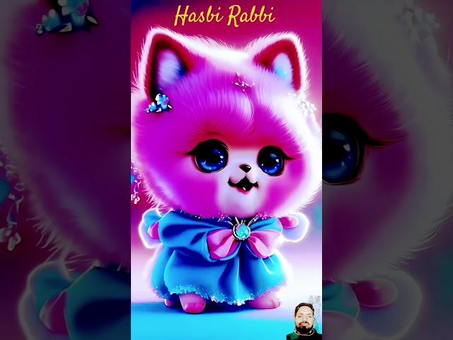 #shortsreel Hasbi Rabbi Jallallah Noor..., Cream Cute Cat Naat