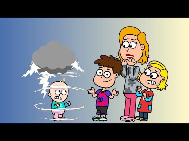 Emotion Song | Suddenly you turn into a thunderstorm - Hooray kids songs & nursery rhymes