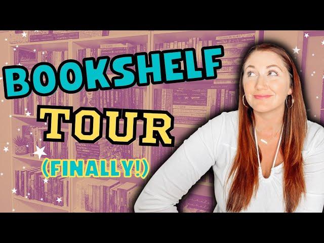 BOOKSHELF TOUR // All the books I own in my home library 