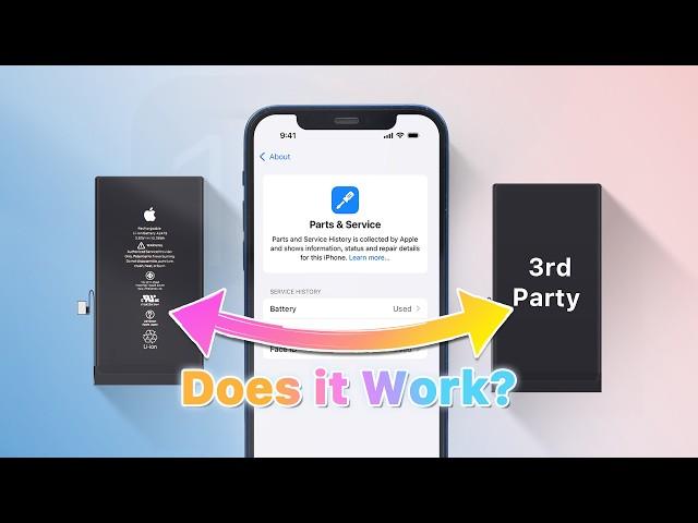 Can Aftermarket Battery Finish Parts Pairing on iOS 18?