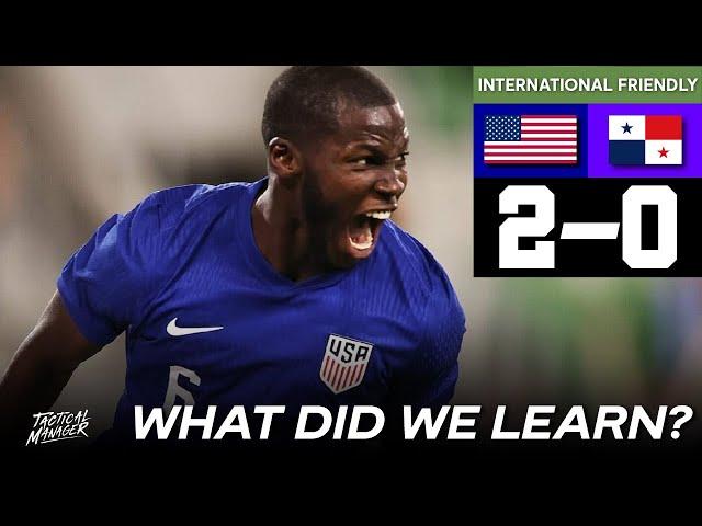 USA 2-0 Panama | What did we learn? | Pochettino’s 1st win!