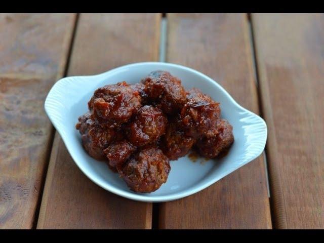 Tangy Sweet Chipotle Meatballs