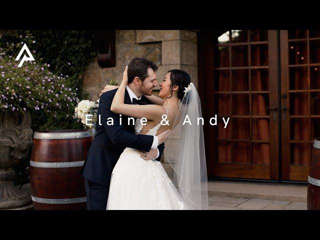 "You're the calm to my chaos and the light to my darkest Day" // V Sattui Winery Wedding Film