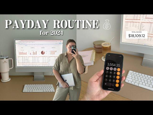 PAYDAY ROUTINE | budget breakdown, account setup, transfers  + how I budget weekly 