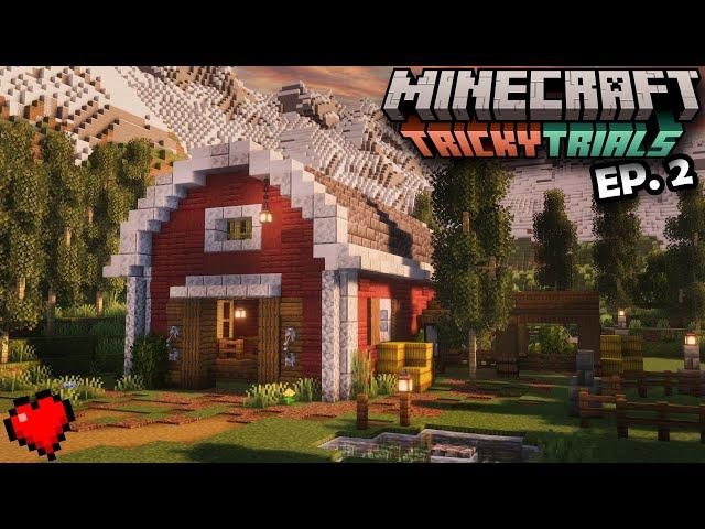 I Built The PERFECT Barn In Minecraft! Let's Play Minecraft 1.21 - #2