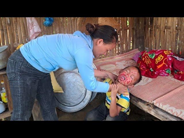 Harvesting long bean garden to sell, boy destroys house